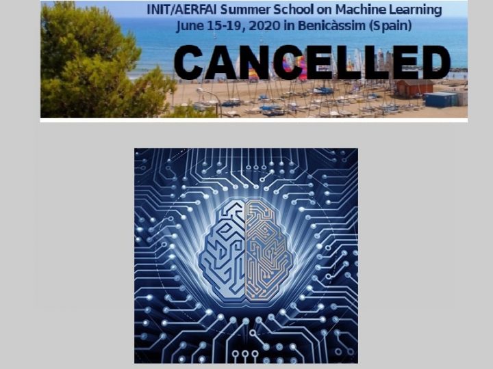 INIT/AERFAI Summer School – Cancelled