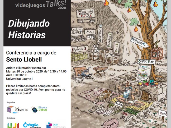 “Dibujando Historias” con Sento LLobell. Artista e Ilustrador