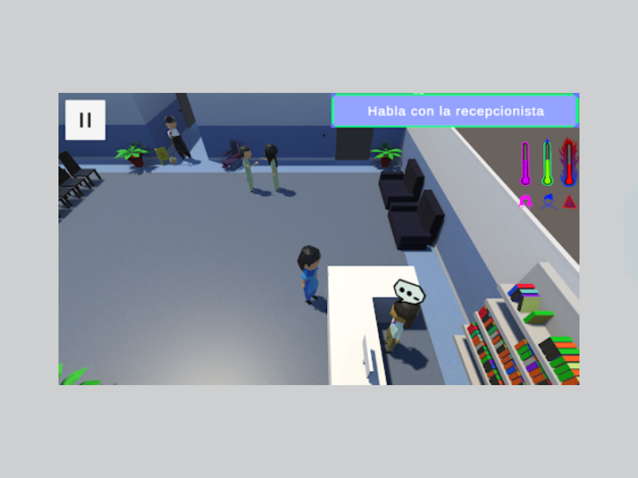 Desarrollo de un videojuego de gestión sanitaria para enfermeras liderado por el grupo IA3